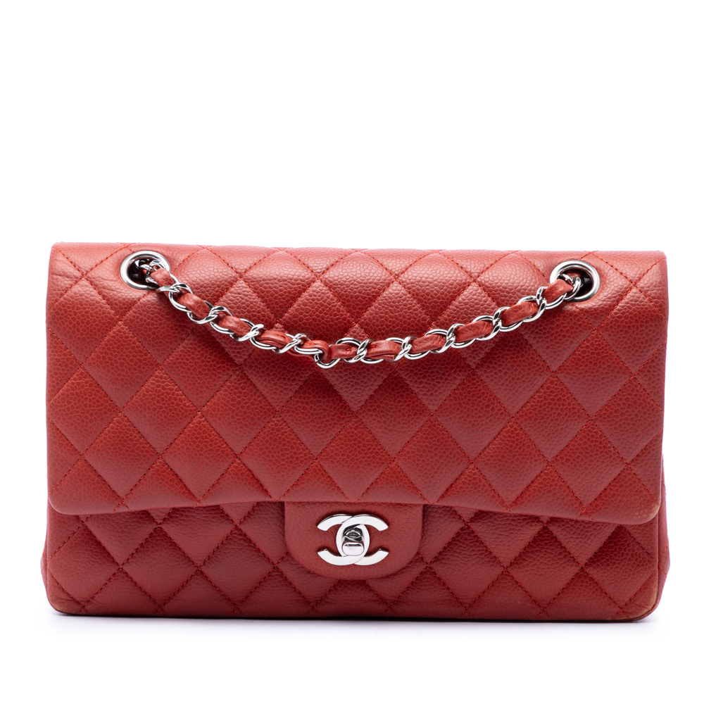 Pre-Loved Chanel Medium Classic Caviar Double Flap